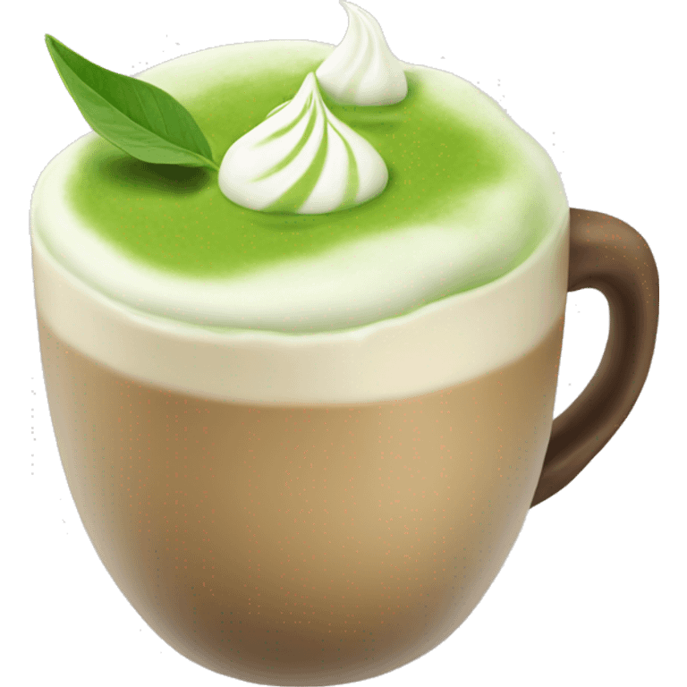 Matcha latte  emoji