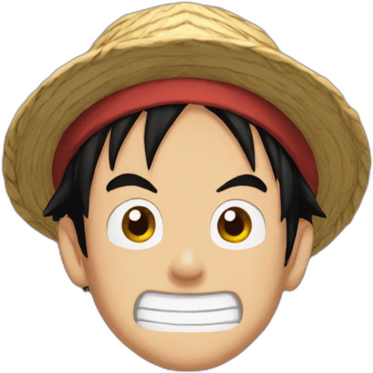 Luffy face emoji