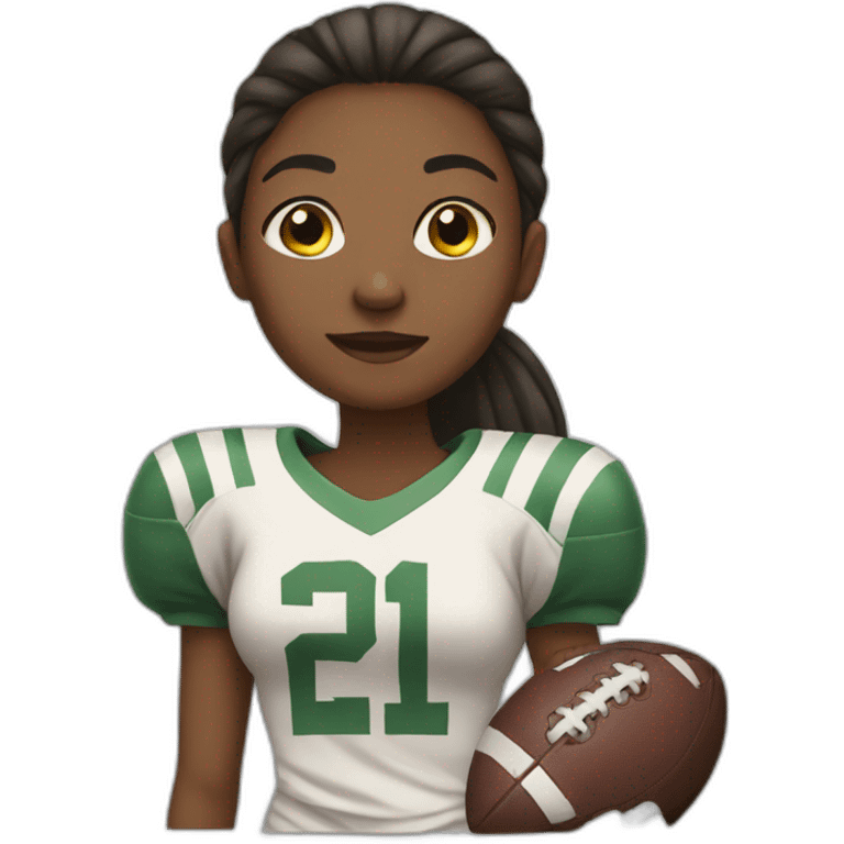 girl play football emoji