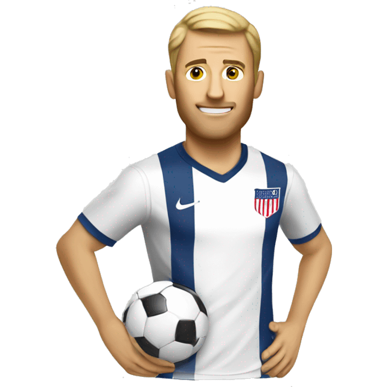 USA white man soccer emoji