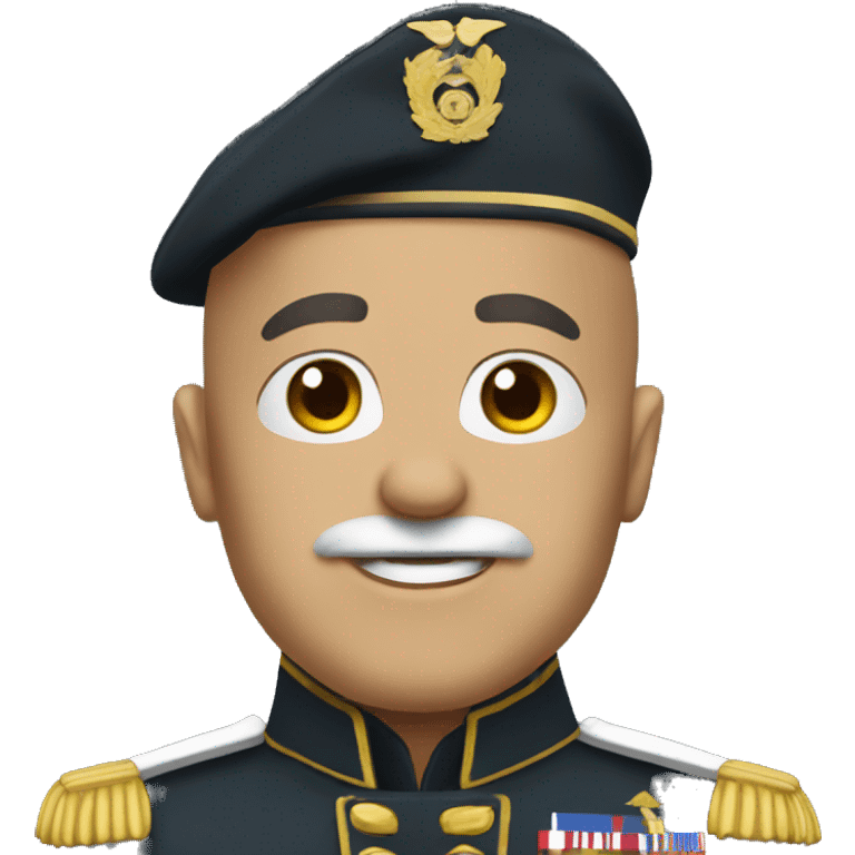 Bald lieutenant dan emoji