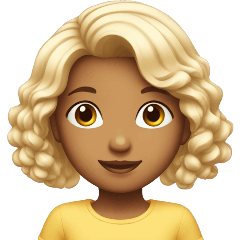 young little girl birthday emoji