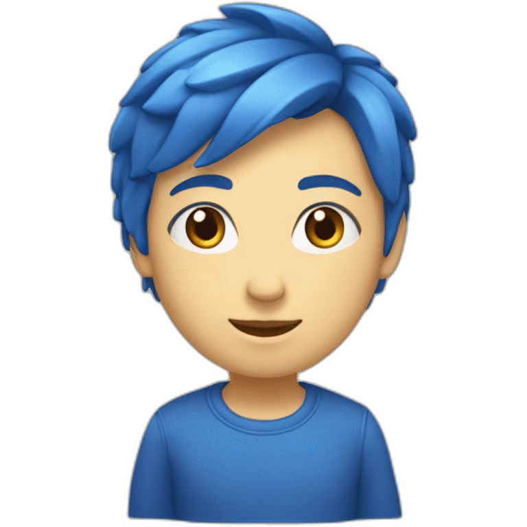 Cœur bleue emoji