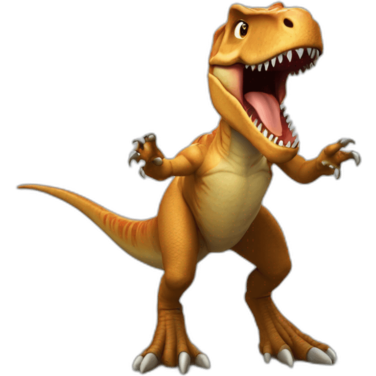 T-rex qui soupires  emoji