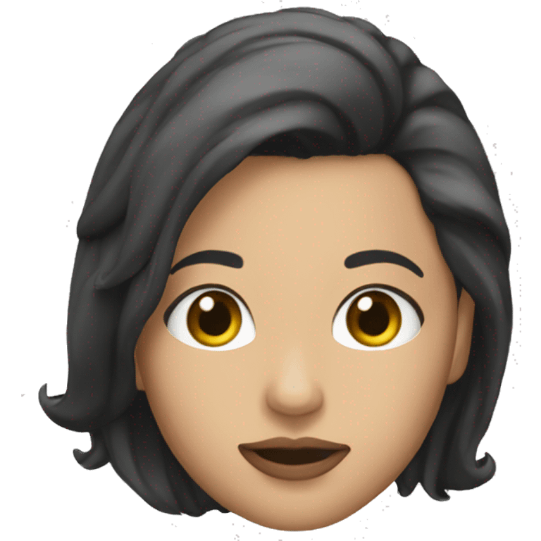 Kimberly loaiza (cantante con piel blanca y pelo negro) emoji