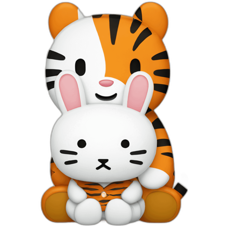 miffy with Tiger emoji