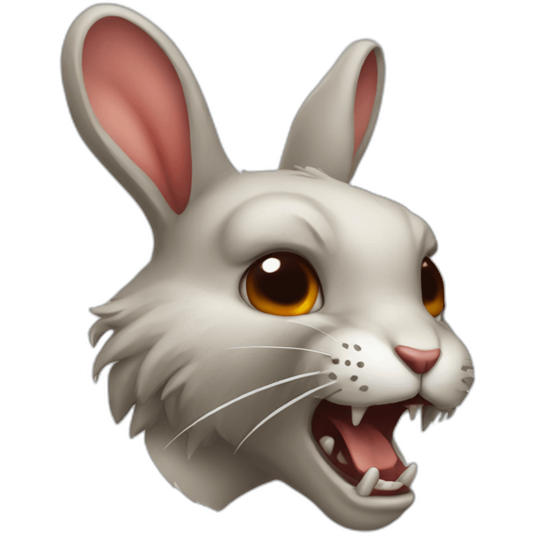 rabid rabbit emoji