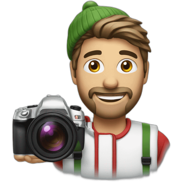 Christmas photographer  emoji