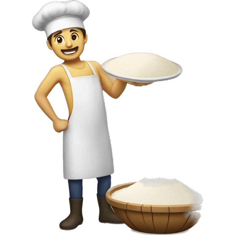 Baking flour  emoji