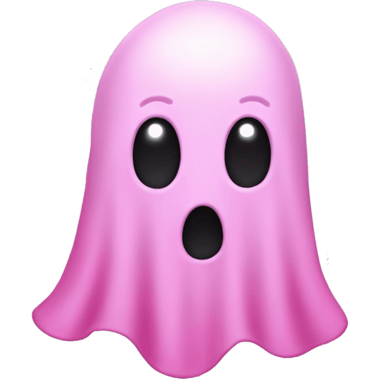 Pink ghost  emoji