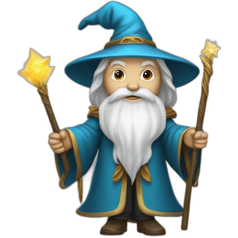 wizard with wand emoji