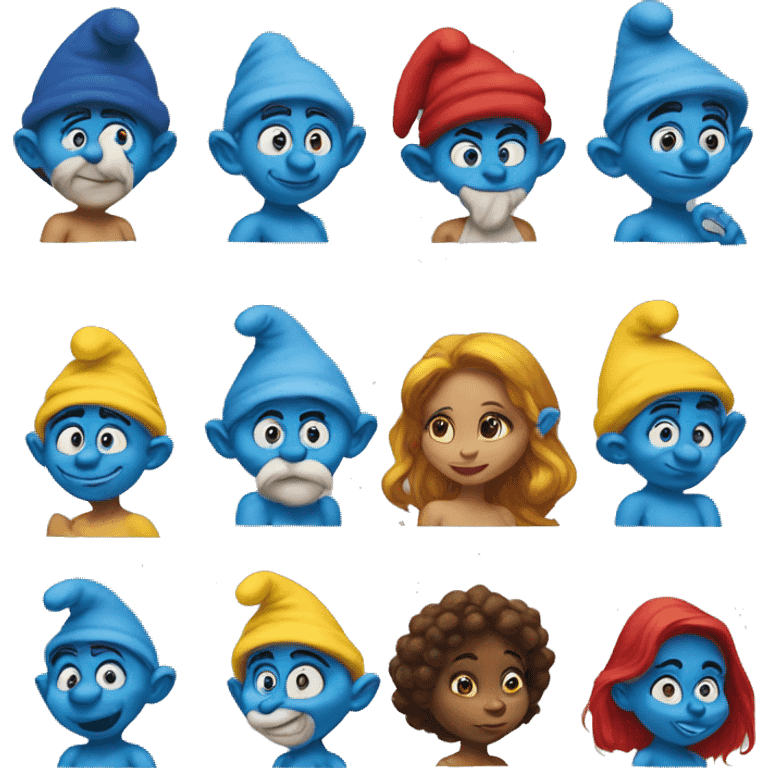 smurfs you can not imagine emoji