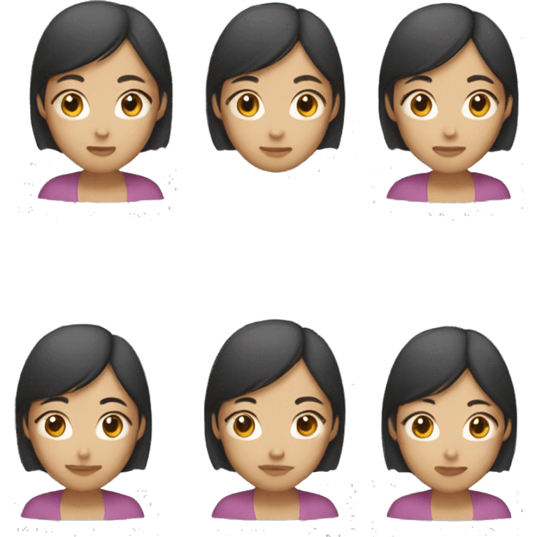 Half-Asian woman emoji