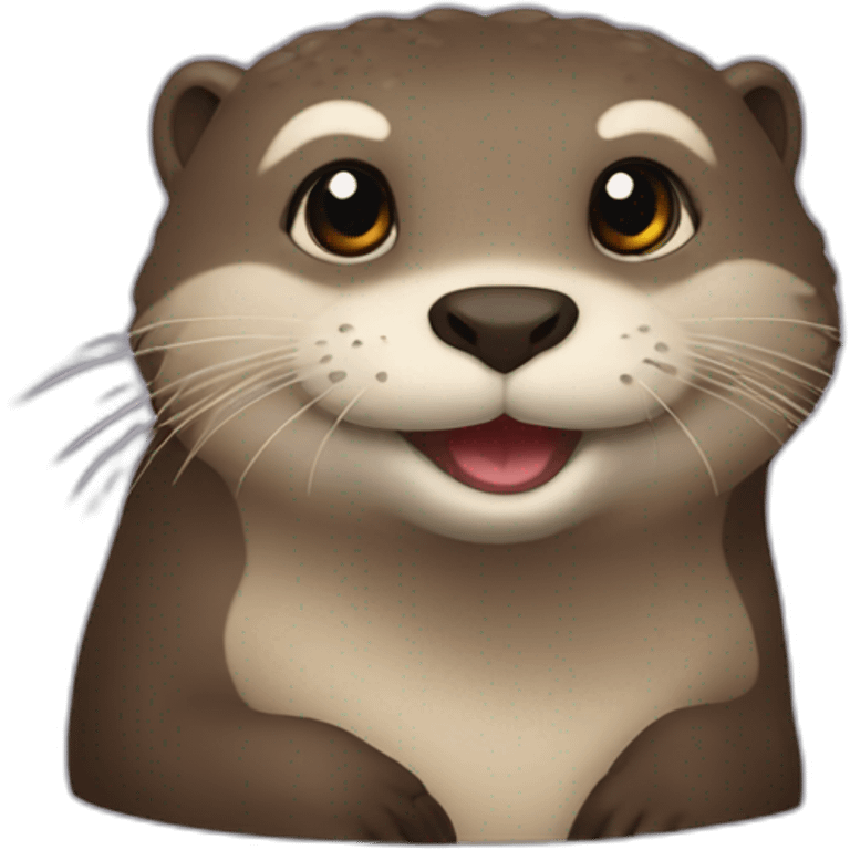 loutre sur tortu emoji