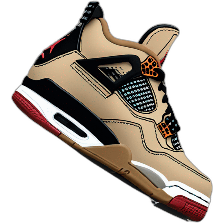 Jordan 4 travis scott emoji