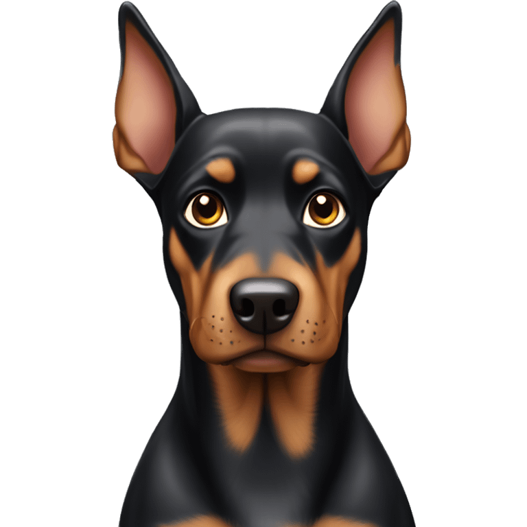 Dog dóberman emoji