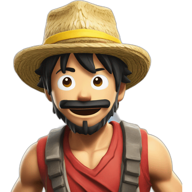 Luffy in fortnite emoji