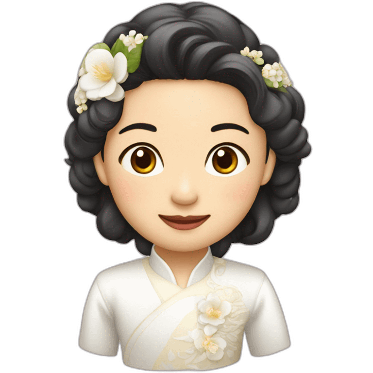 demande en mariage asiatique et blanche emoji