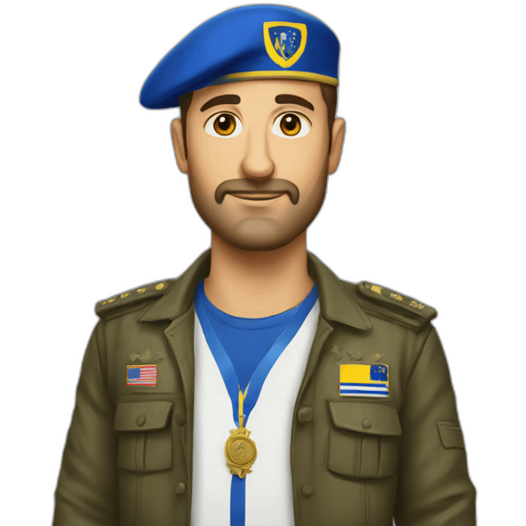 Bosnian patriot emoji