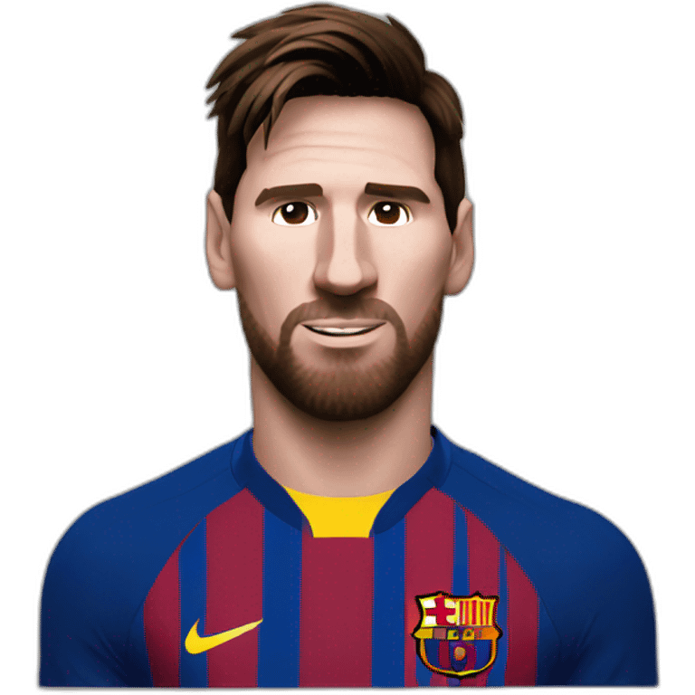 Messi Barcelone emoji