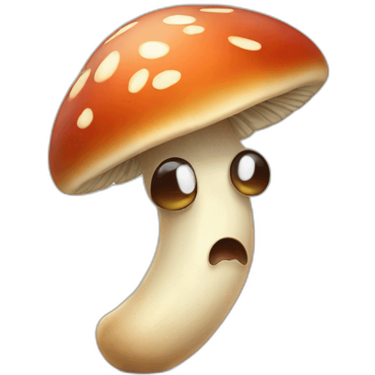 mushroom character crying  emoji