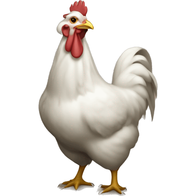 Chicken liberal emoji