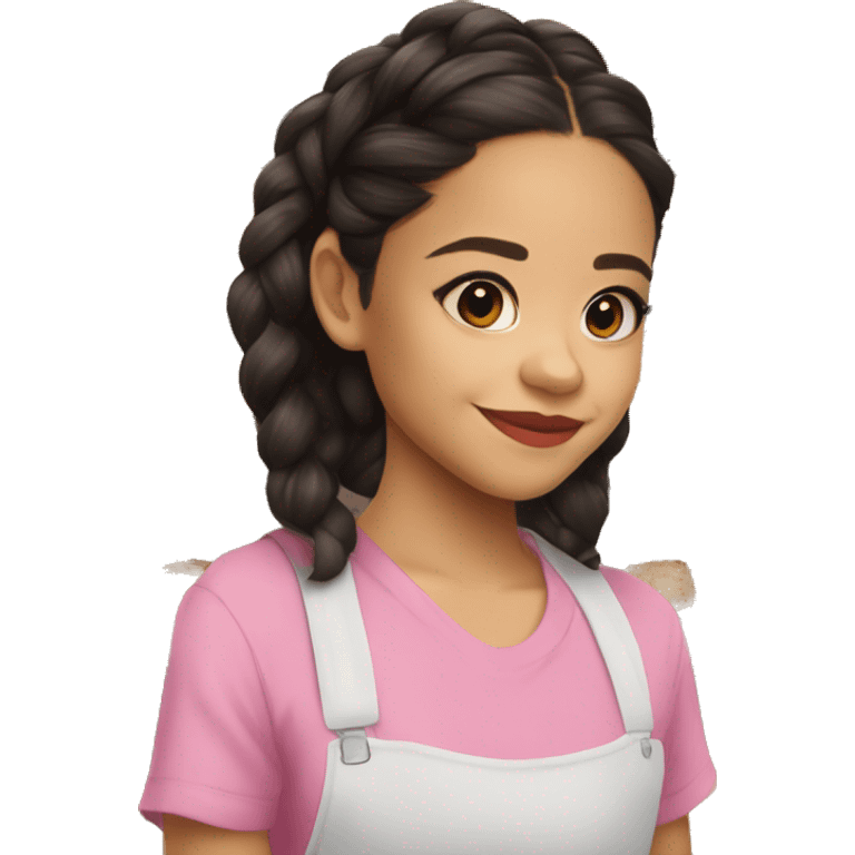 Jenna ortega à la boulangerie emoji