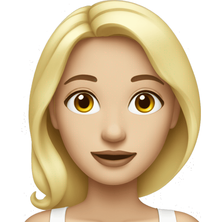 Blonde soins skincare emoji