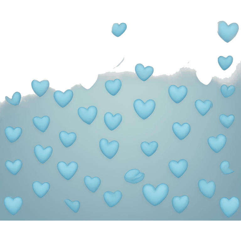 Light blue heart emoji