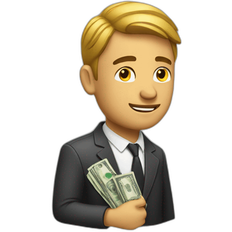 Man with money  emoji