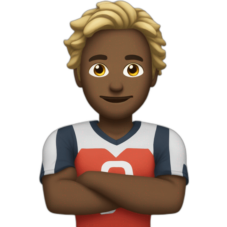 Muzan qui joue au foot emoji