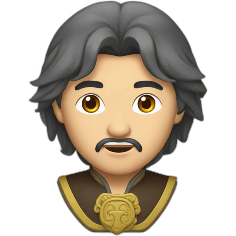 Chinghis Khan’s face emoji