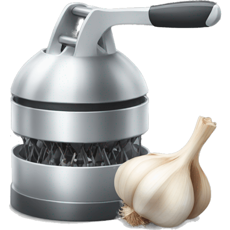 Garlic crusher emoji