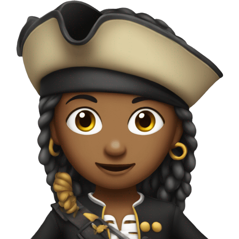 a pirate girl emoji