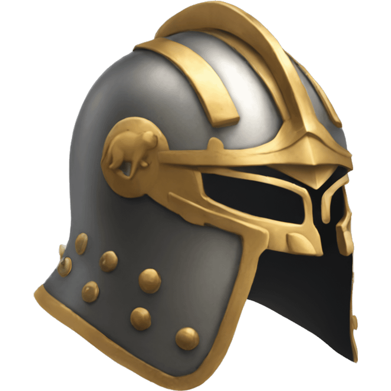 dog gladiator helmet emoji