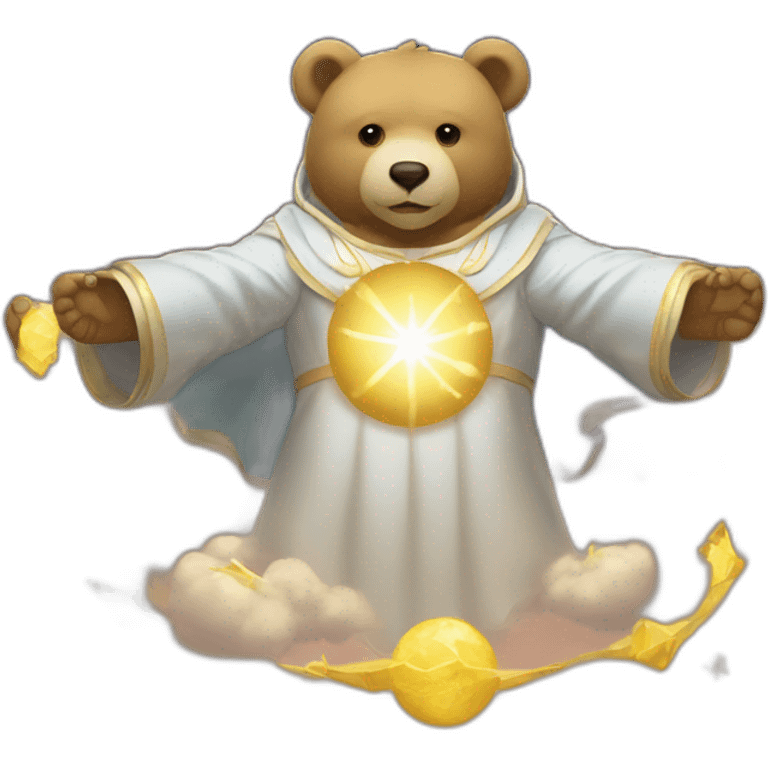 The birth of the Heavenly Bear of Power emoji