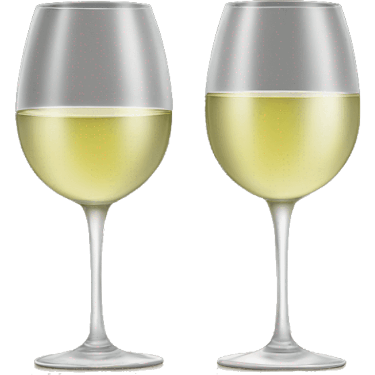 White wine glasses  emoji