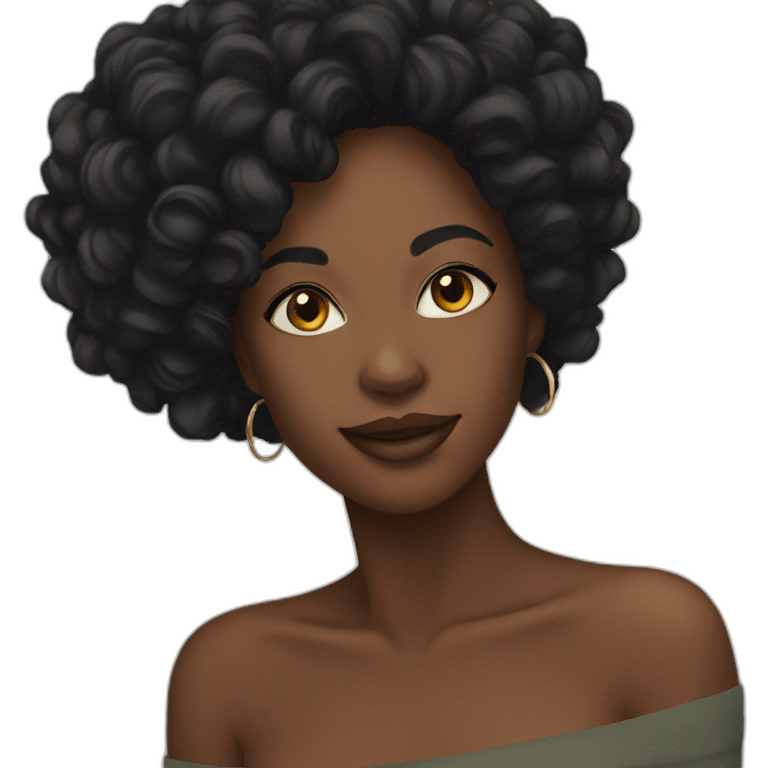 Beautiful Black women emoji