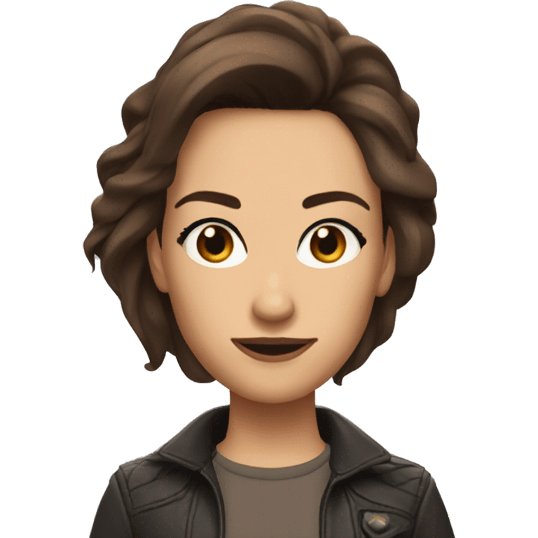 Wynona Ryder brown hair emoji