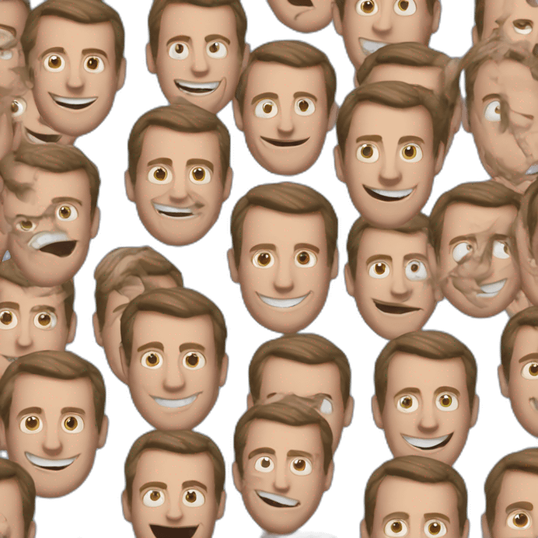 Macron happy emoji