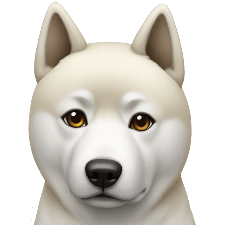 akita blanco emoji