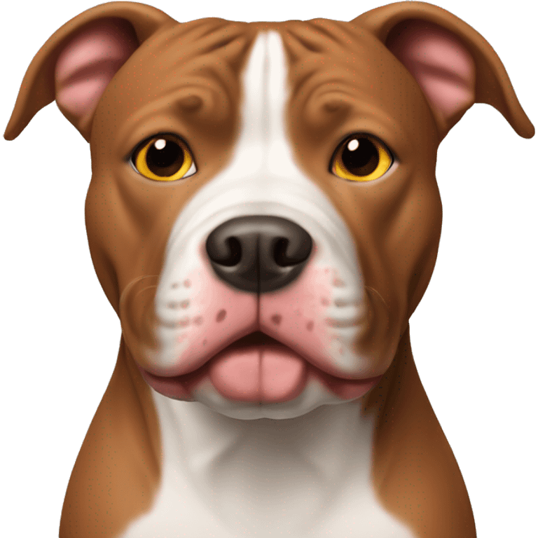 Pitbull rednose  emoji