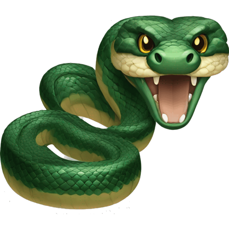 Anaconda snake strong emoji