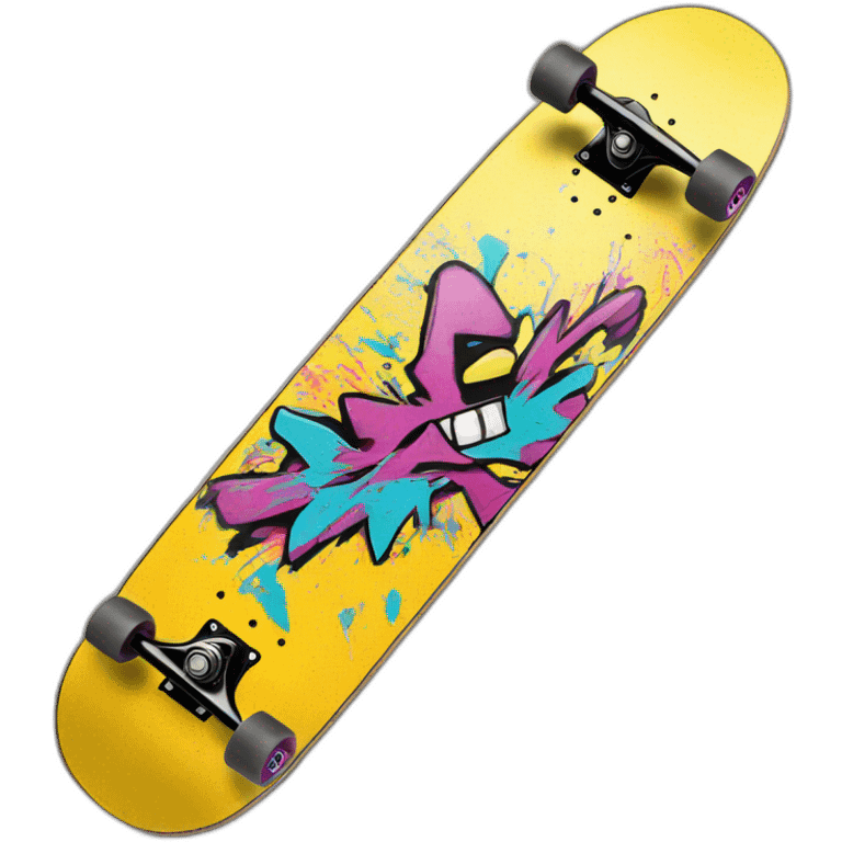 graffiti skate board emoji