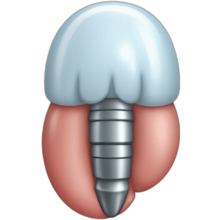 male organ comprising a cylindrical shaft and a rounded tip called the glans. It varies in appearance among individuals but is an essential part of the male anatomy. emoji