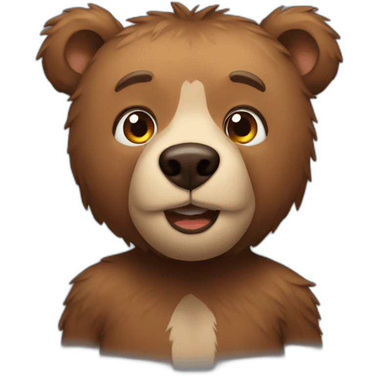 Bear as Adam emoji