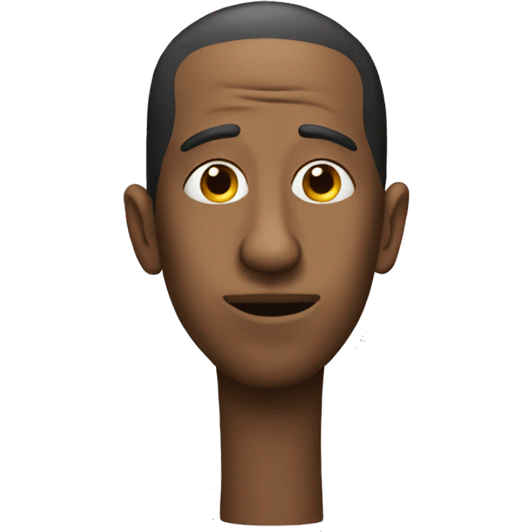 person with a big nose emoji