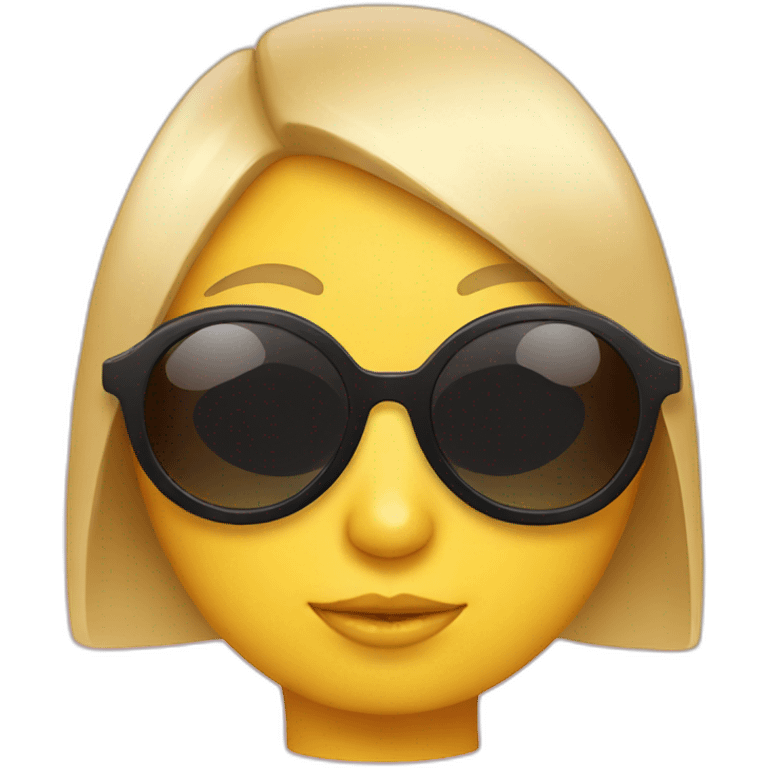 Chick with sunglasses emoji