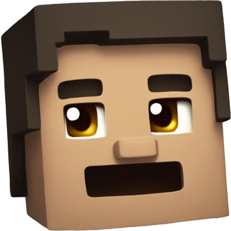 Minecraft steve smiling emoji