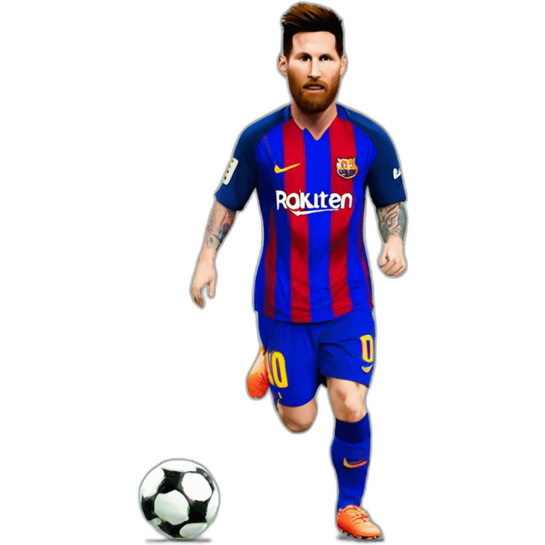 Messi urine sur ronaldo emoji